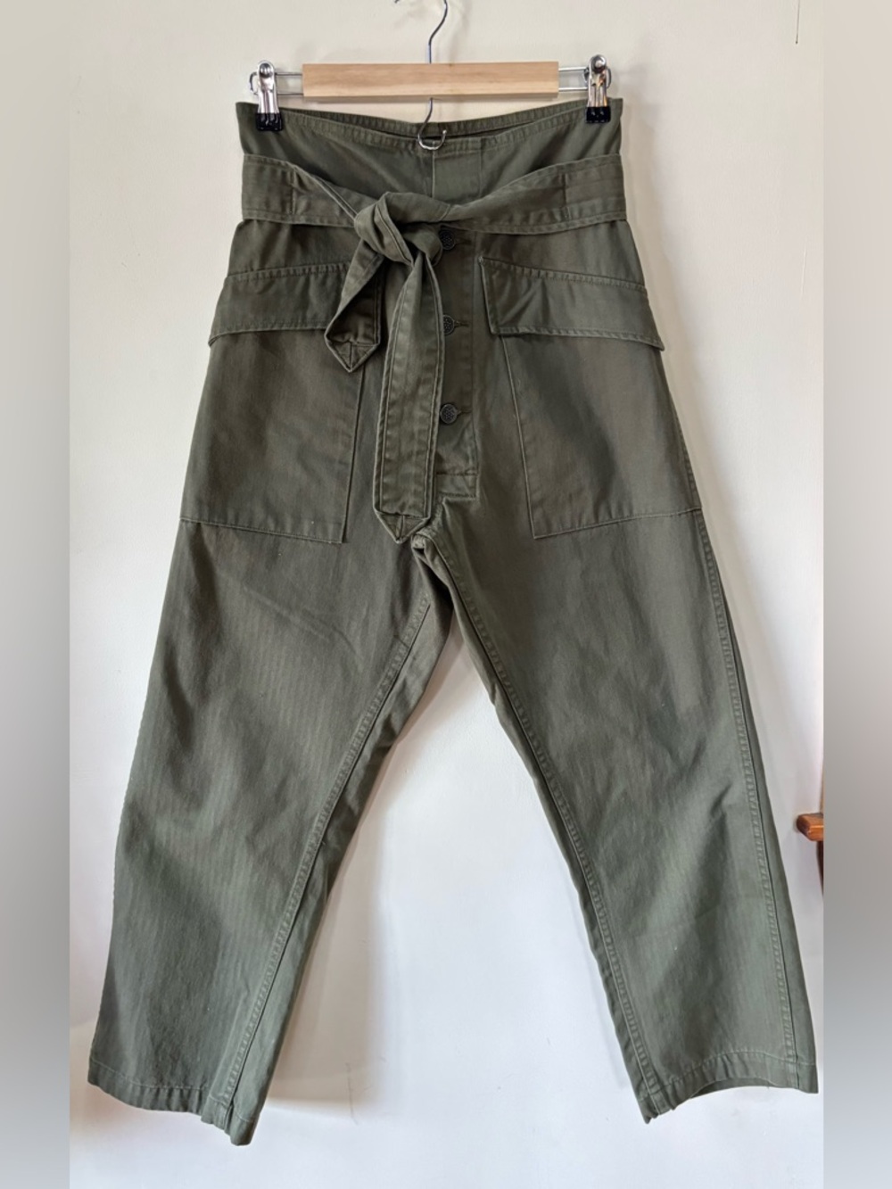 As Ever NYC Tie Tanker Pant in Olive